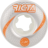 Ricta Asta Vortex Naturals Slim Skateboard Wheels - White 52mm