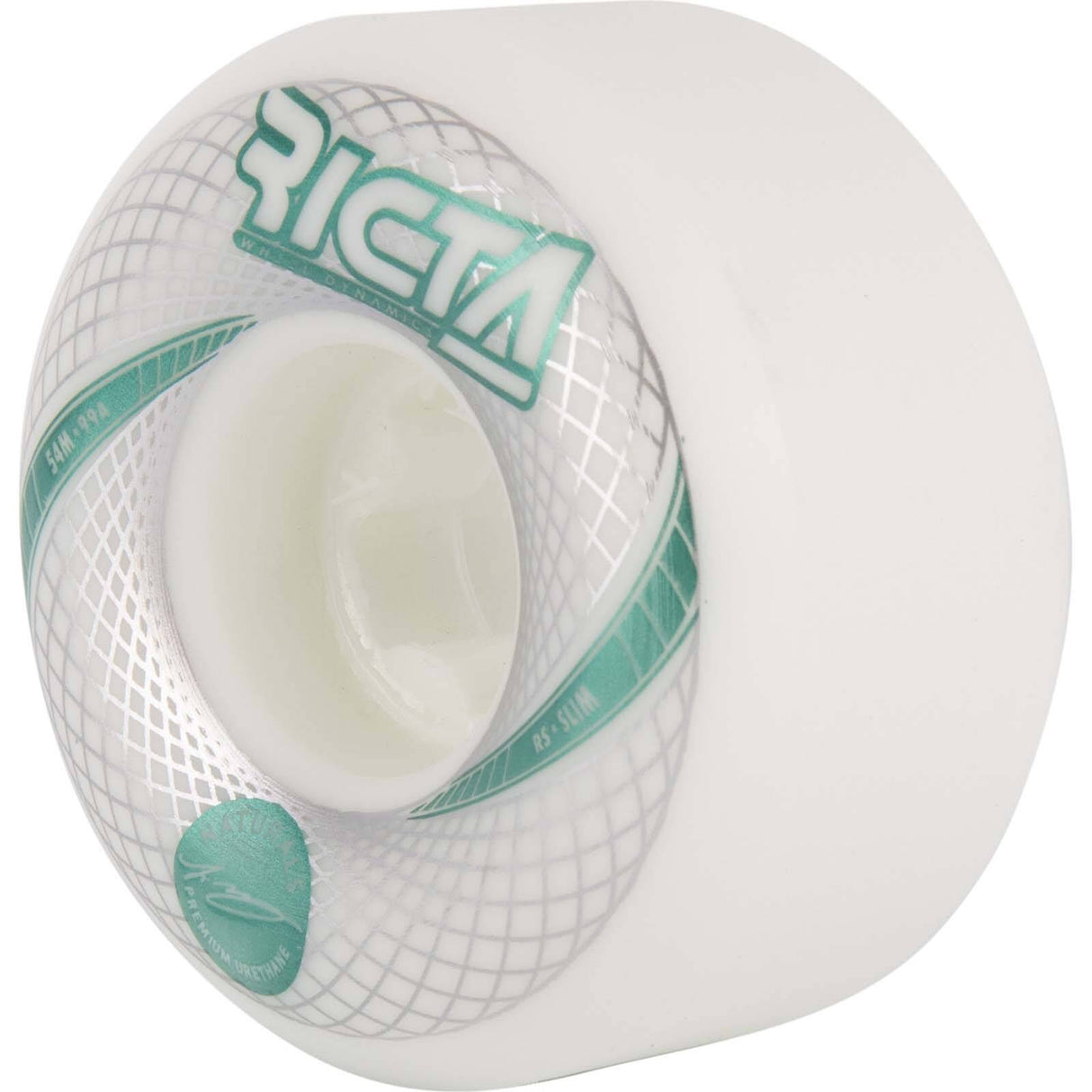 Ricta McCoy Vortex Naturals Slim Skateboard Wheels - White 54mm