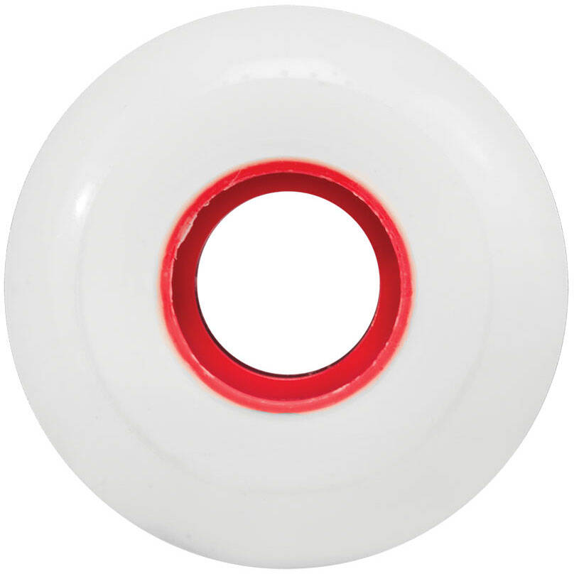 Ricta Clouds 86a Skateboard Wheels - White/Red - 53mm