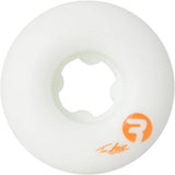 Ricta Asta Geo Naturals Slim 101a Skateboard Wheels - White/Brown 52mm