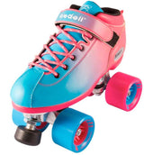 Riedell Quad Roller Skates - Dart Ombre Blue/Pink