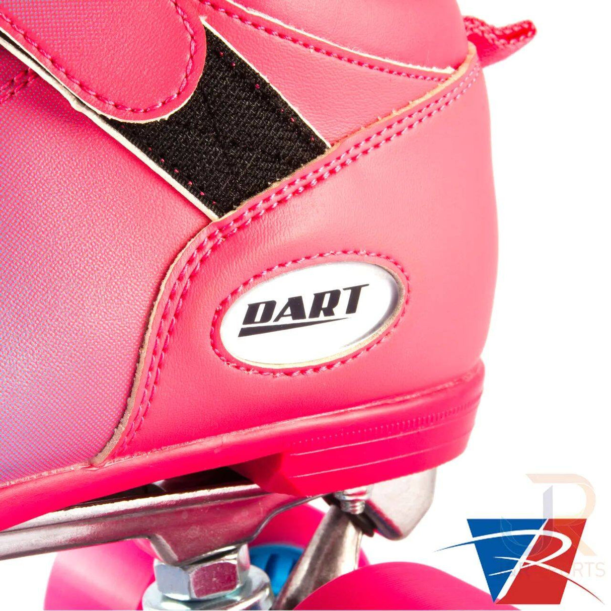 Riedell Quad Roller Skates - Dart Ombre Blue/Pink