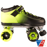 Riedell Quad Roller Skates - Dart Ombre Black/Green