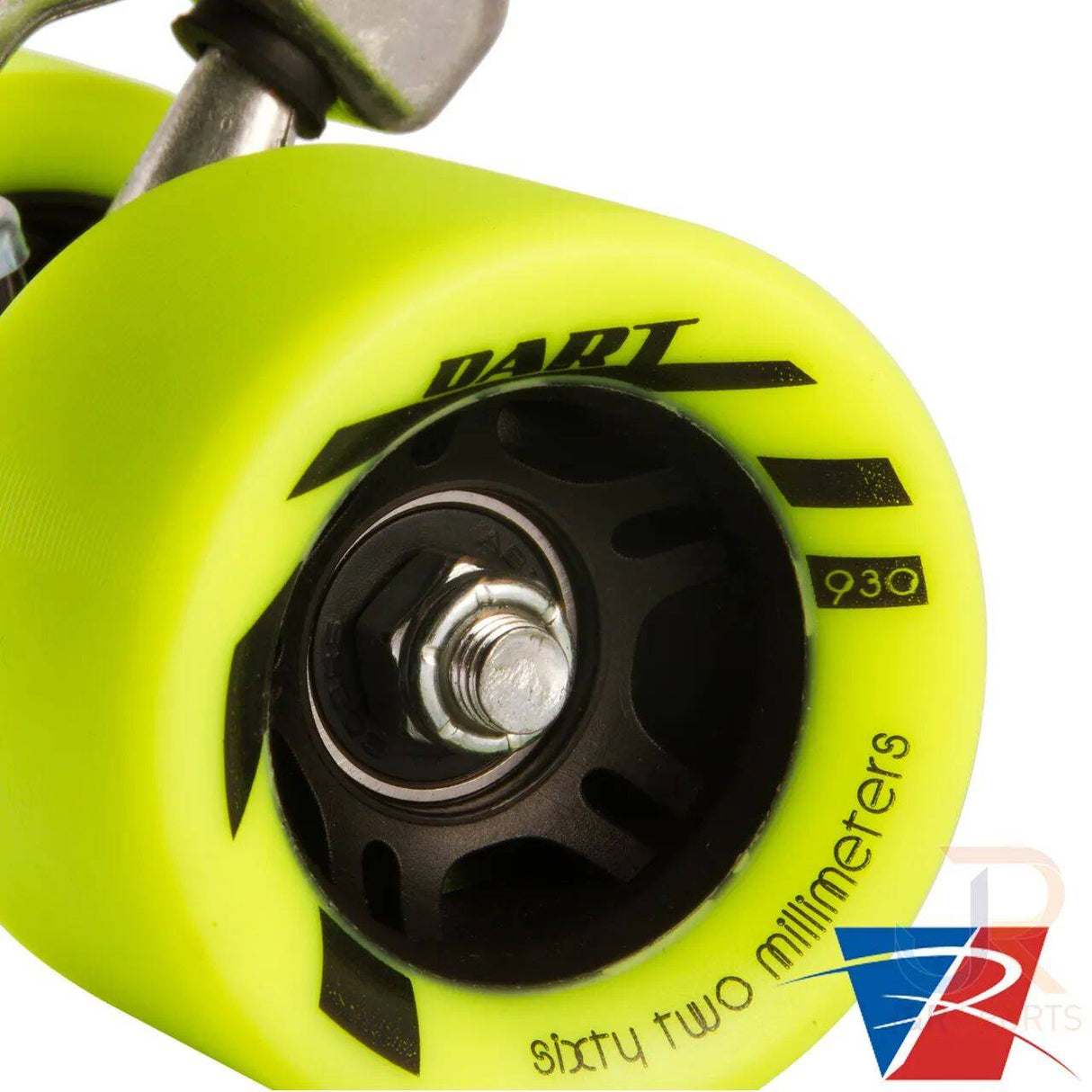 Riedell Quad Roller Skates - Dart Ombre Black/Green