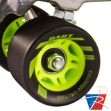 Riedell Quad Roller Skates - Dart Ombre Black/Green