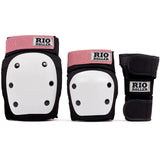 Rio Roller Triple Pad Set - Black/Rose