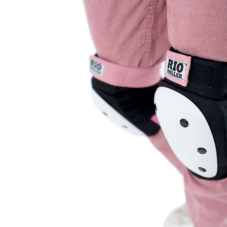 Rio Roller Triple Pad Set - Black/Rose