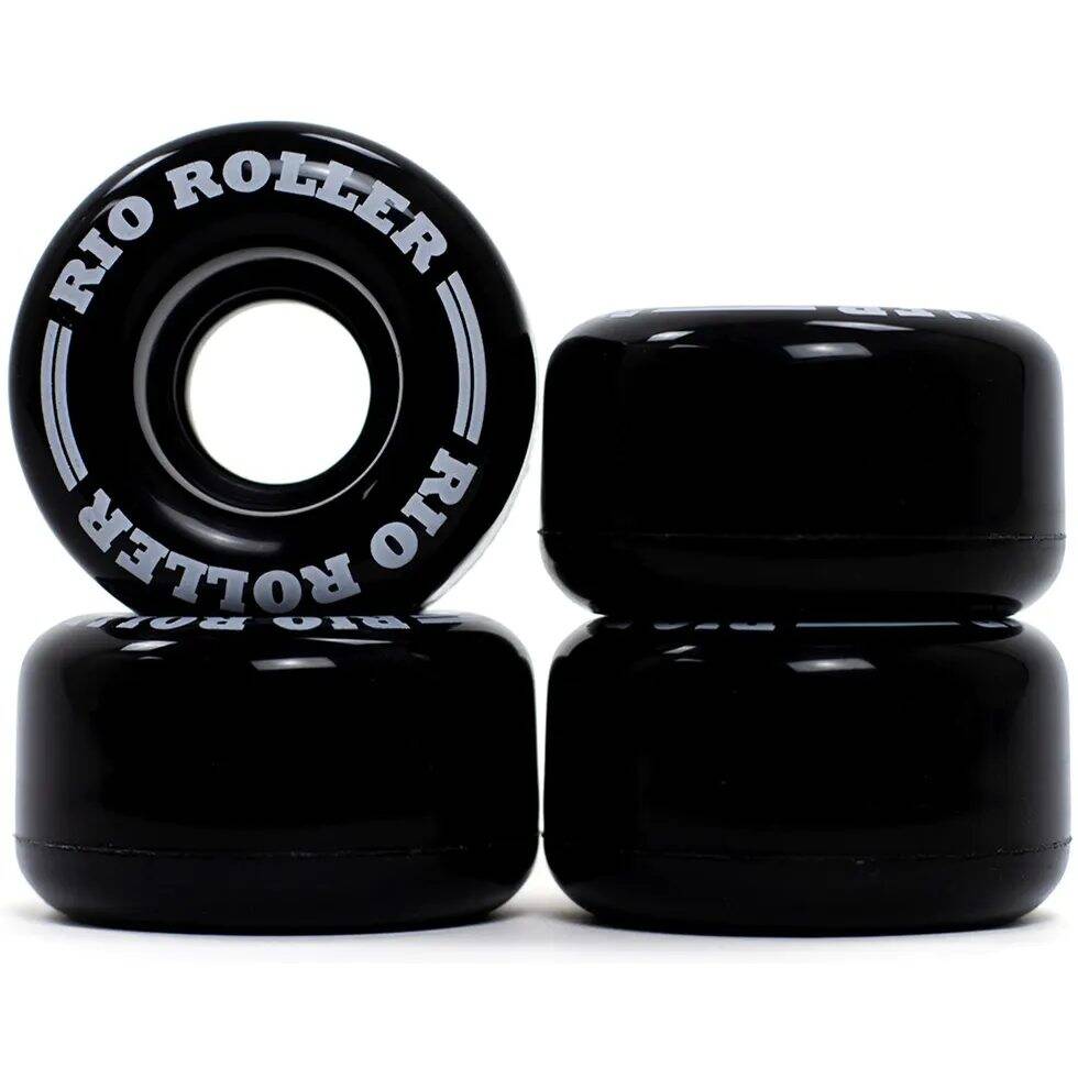 Rio Roller Quad Skate Coaster Wheels - 58mm - Black