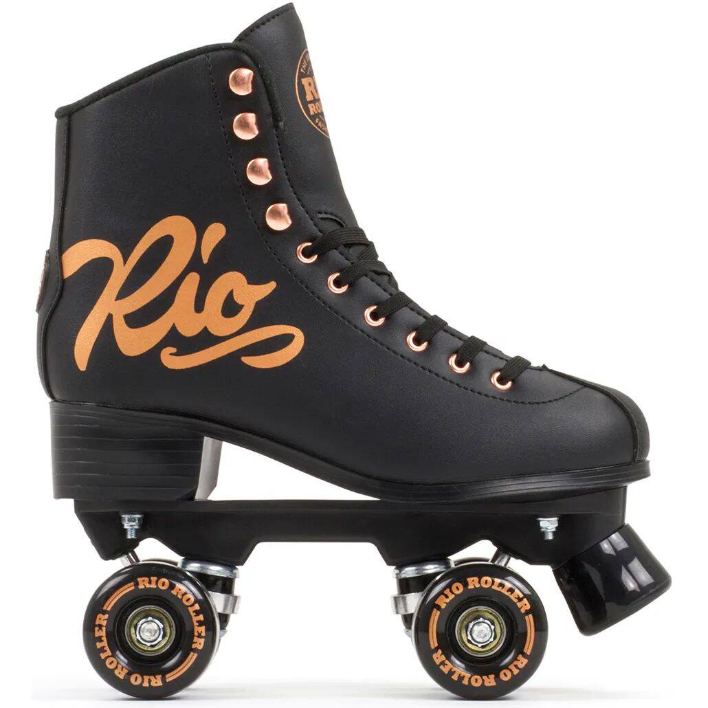 Rio Roller Rose Quad Roller Skates - Black