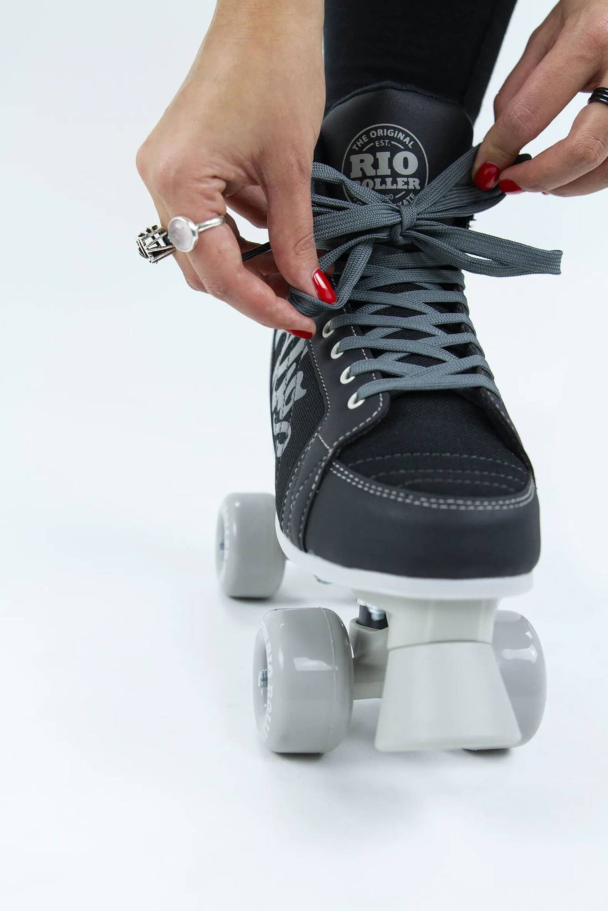 Rio Roller Lumina Quad Roller Skates - Black/Grey