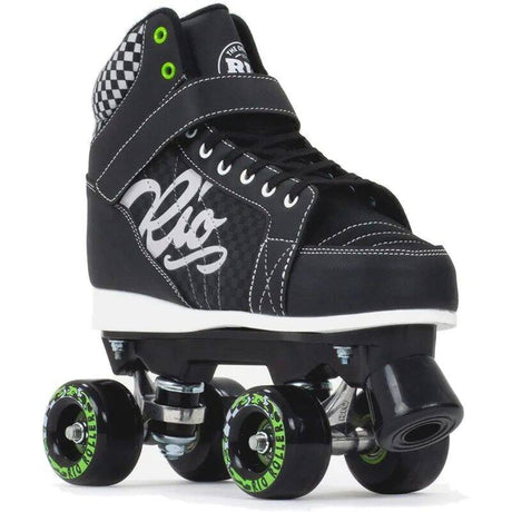 Rio Roller Mayhem II Quad Roller Skates - Black UK 8