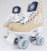Rio Roller Script Quad Roller Skates - Tan/Blue