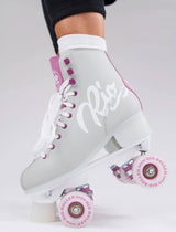Rio Roller Script Quad Roller Skates - Grey/Purple