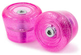 Rio Roller Toe Stops with Bolts x 2 - Pink Glitter