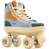 Rio Roller Beats Quad Roller Skates - Blue/Tan