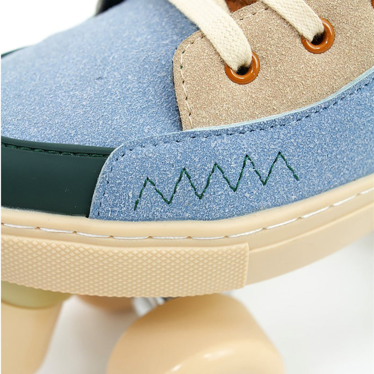 Rio Roller Beats Quad Roller Skates - Blue/Tan