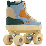 Rio Roller Beats Quad Roller Skates - Blue/Tan
