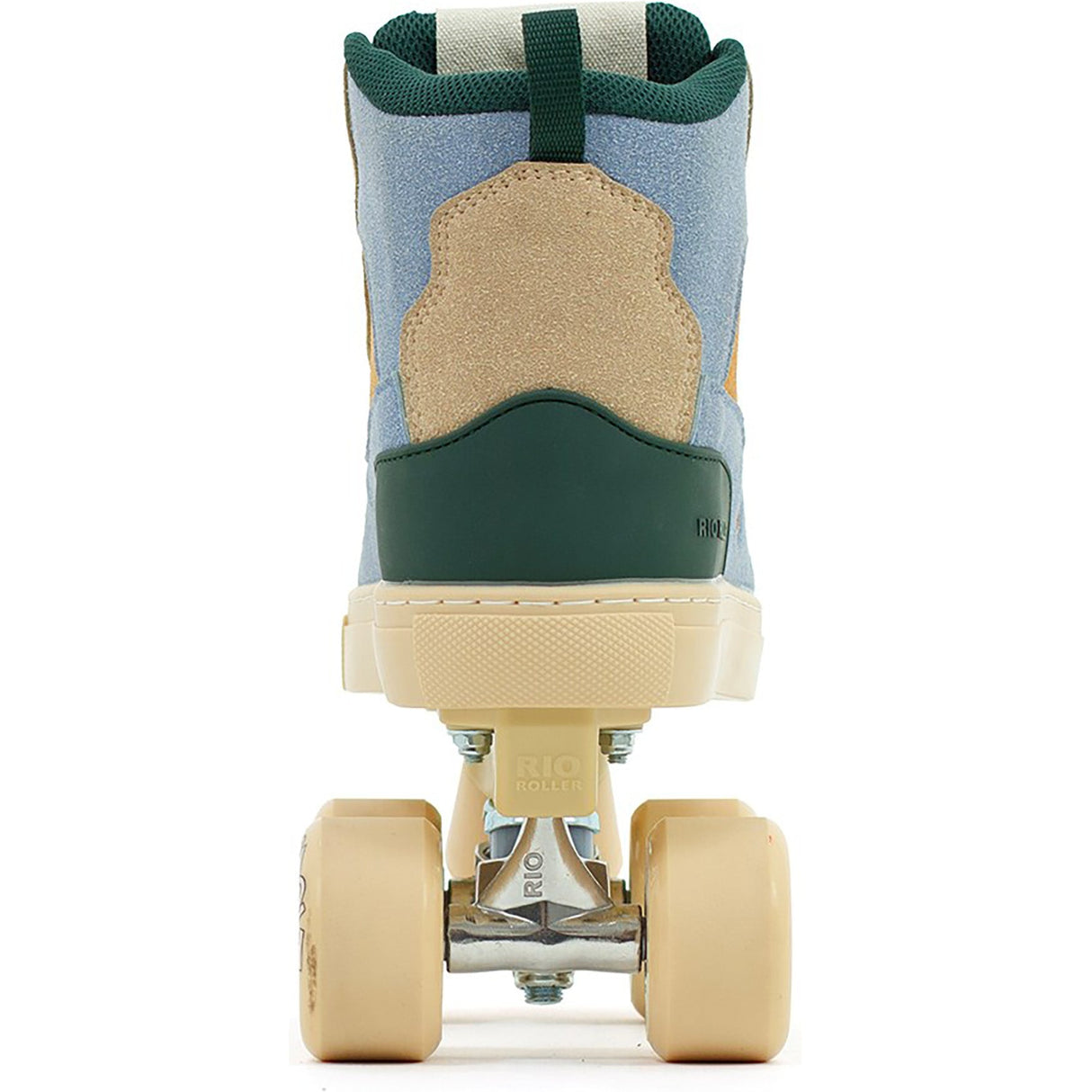 Rio Roller Beats Quad Roller Skates - Blue/Tan