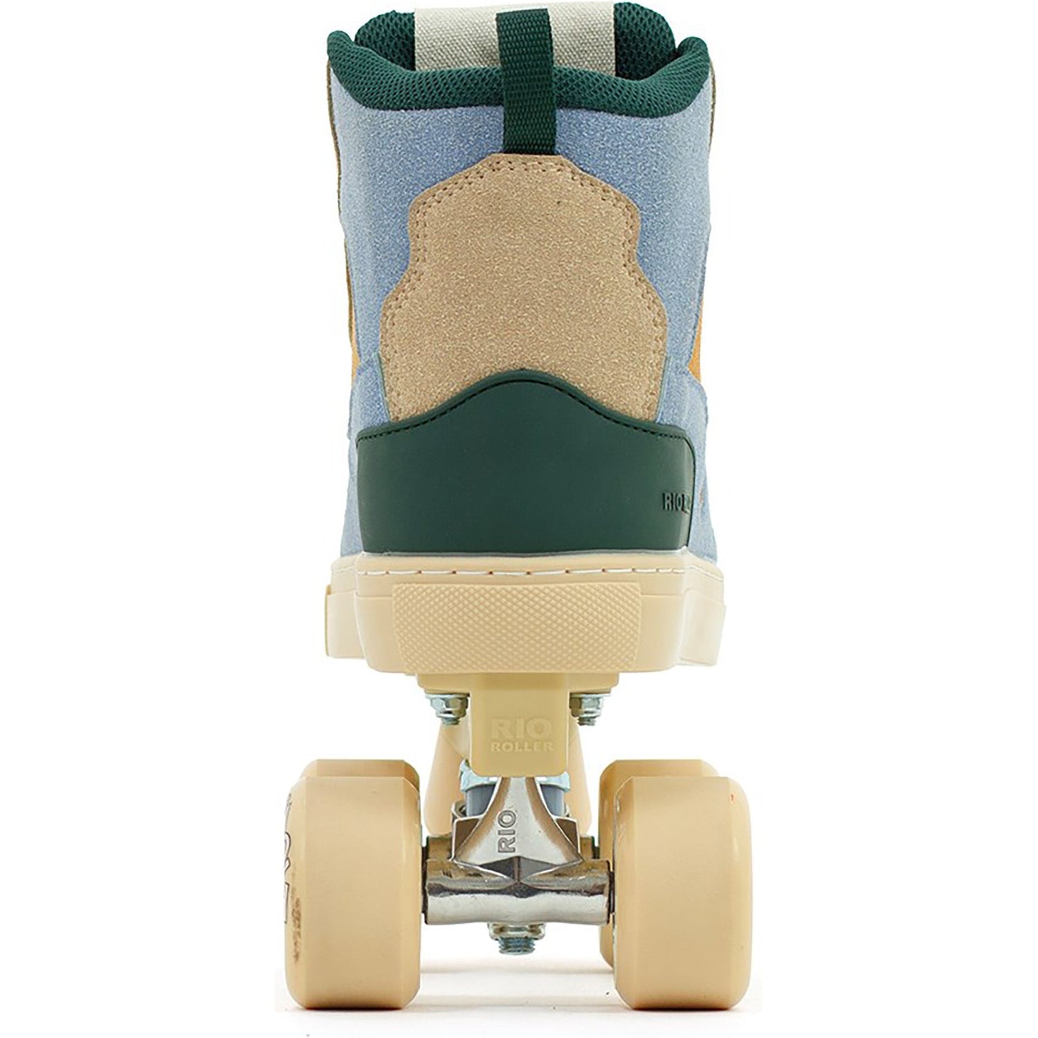 Rio Roller Beats Quad Roller Skates - Blue/Tan