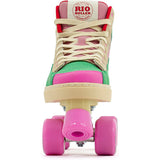 Rio Roller Beats Quad Roller Skates - Pink/Green