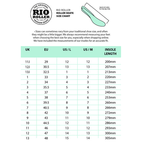 Rio Roller Beats Quad Roller Skates - Pink/Green