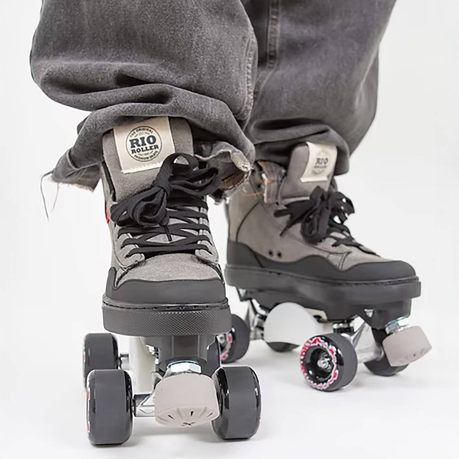 Rio Roller Ramp Quad Roller Skates - Grey
