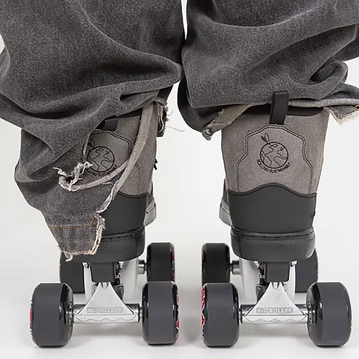 Rio Roller Ramp Quad Roller Skates - Grey