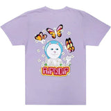 RIPNDIP Butterfly T Shirt - Lavender