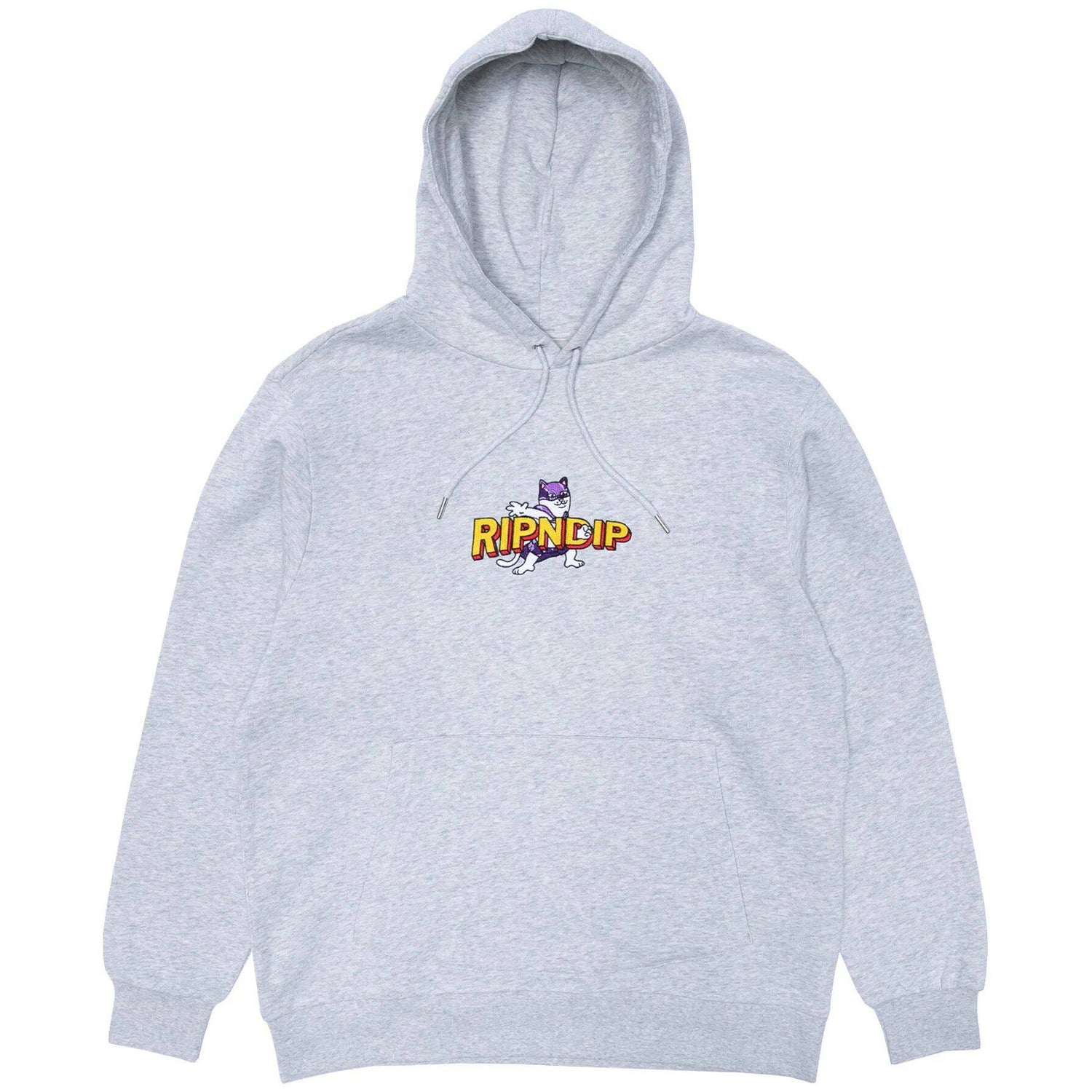 RIPNDIP Captain Nermal Pants Hoodie - Heather Grey