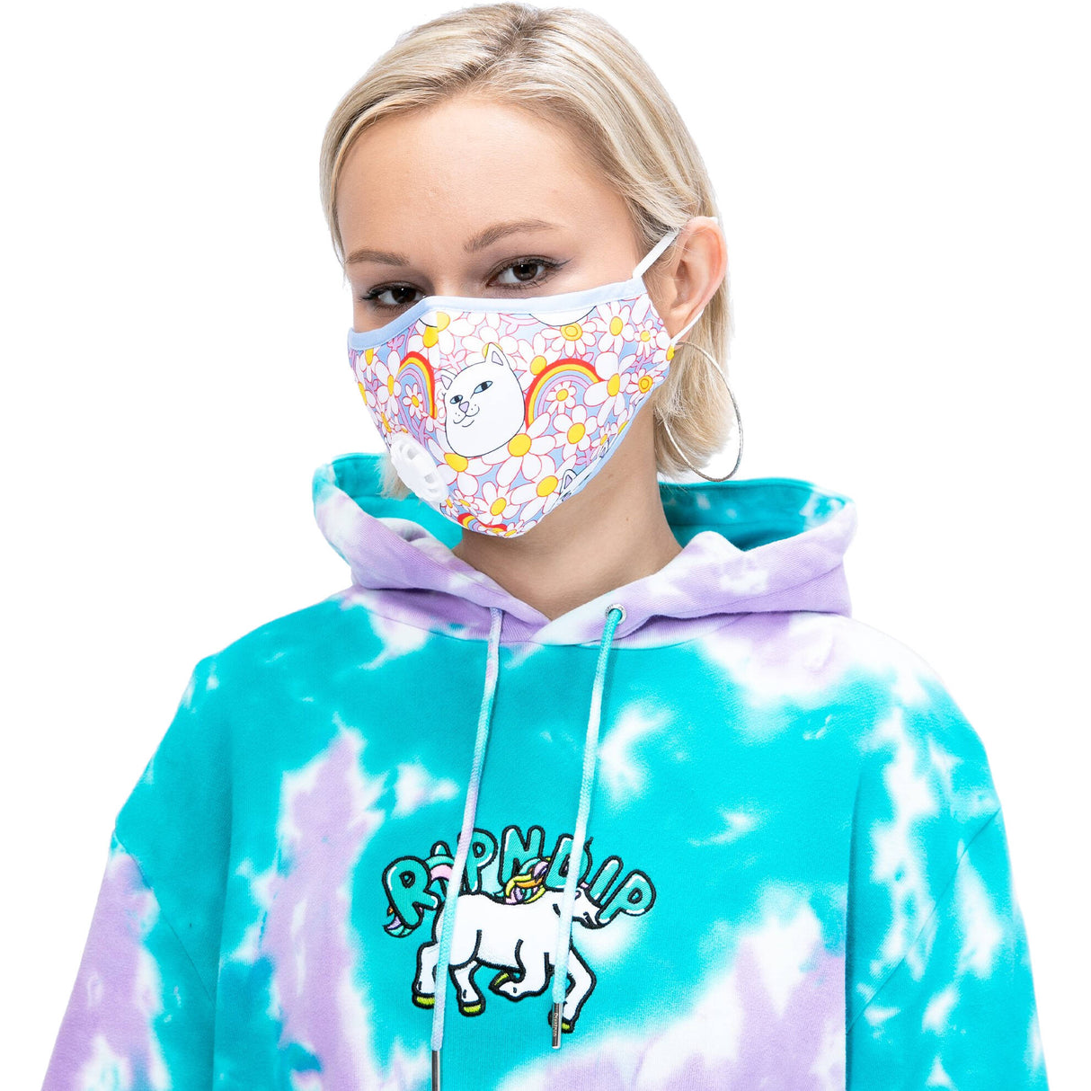 RIPNDIP Daisy Daze Ventilated Face Mask - Multi