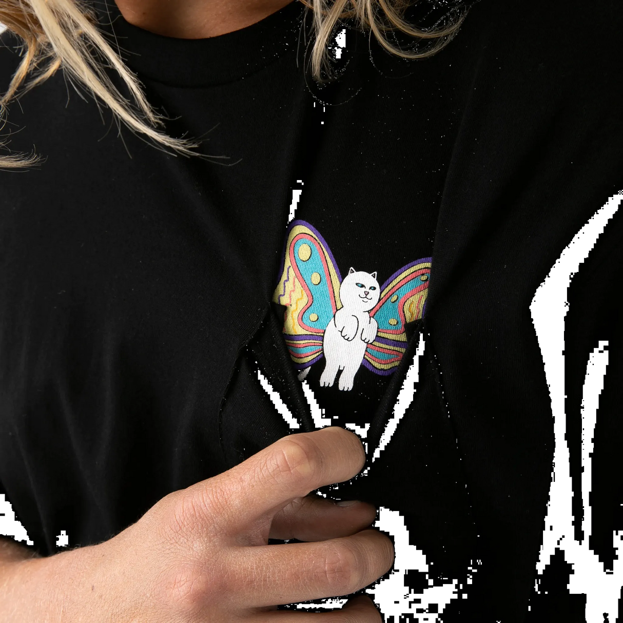 RIPNDIP Floating T Shirt - Black