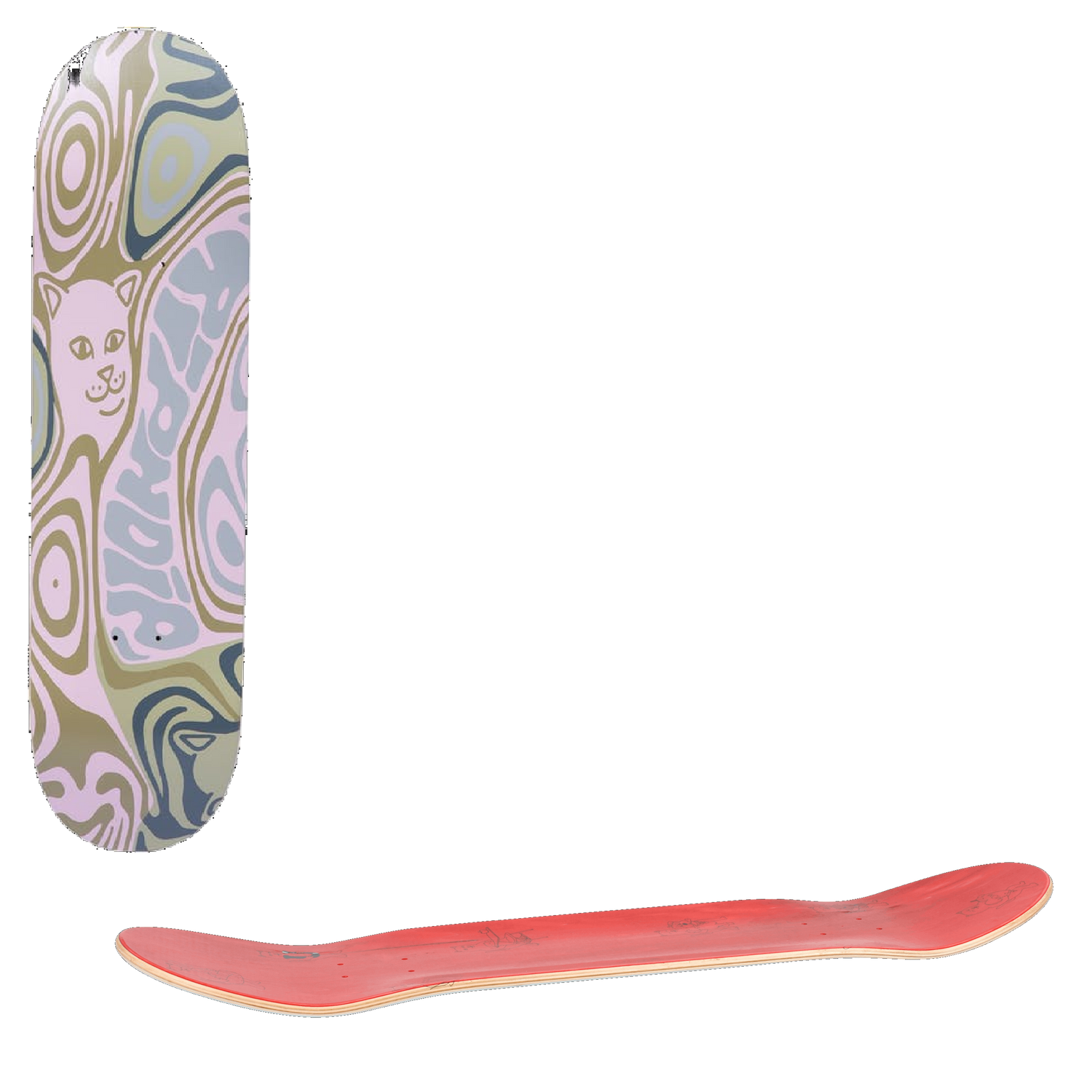 RIPNDIP Hypnotic Skateboard Deck - Multi 8.5''