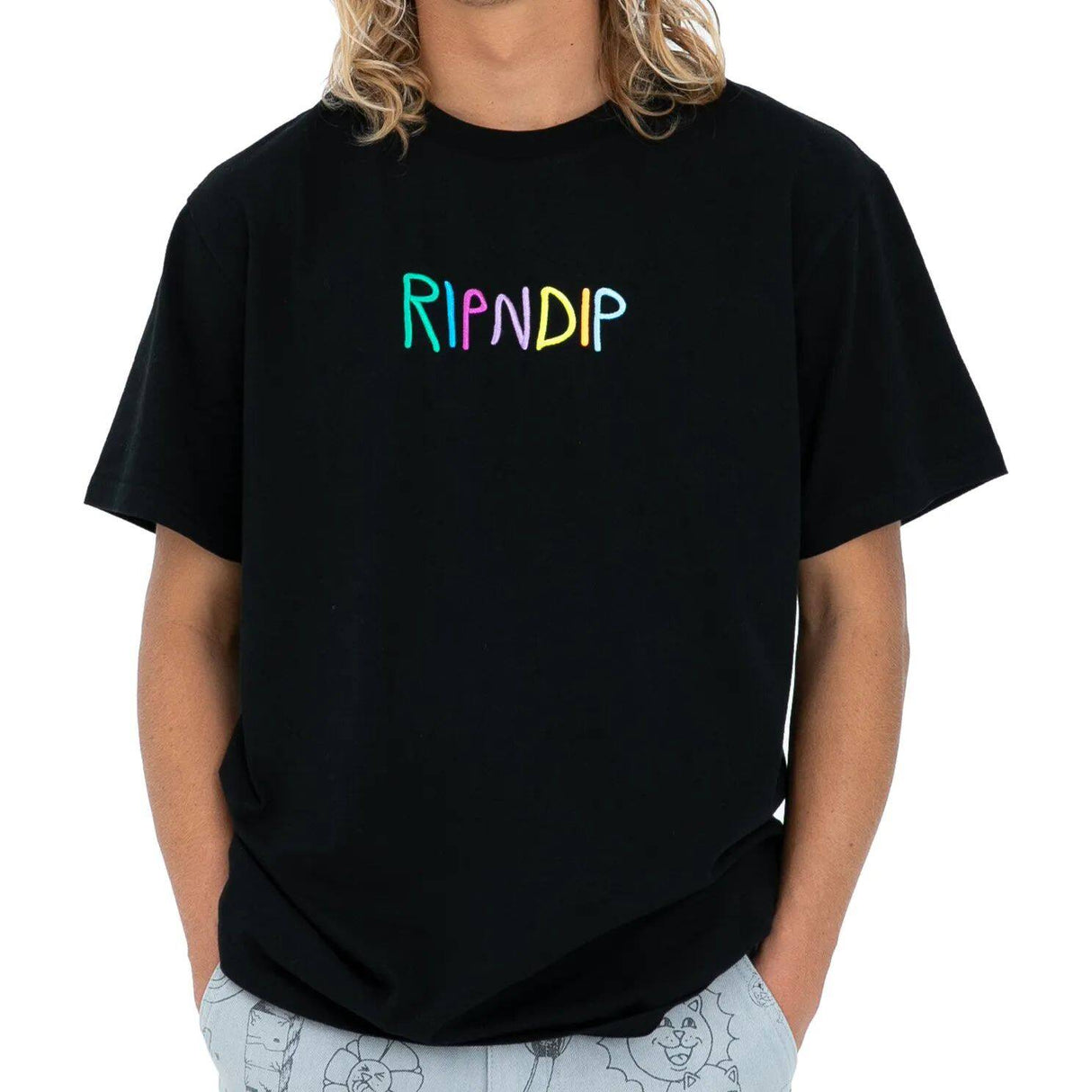RIPNDIP Logo T Shirt - Black