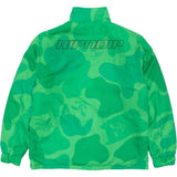 RIPNDIP Neo Nerm Reversible Field Puffer Jacket - Black and Tonal Green