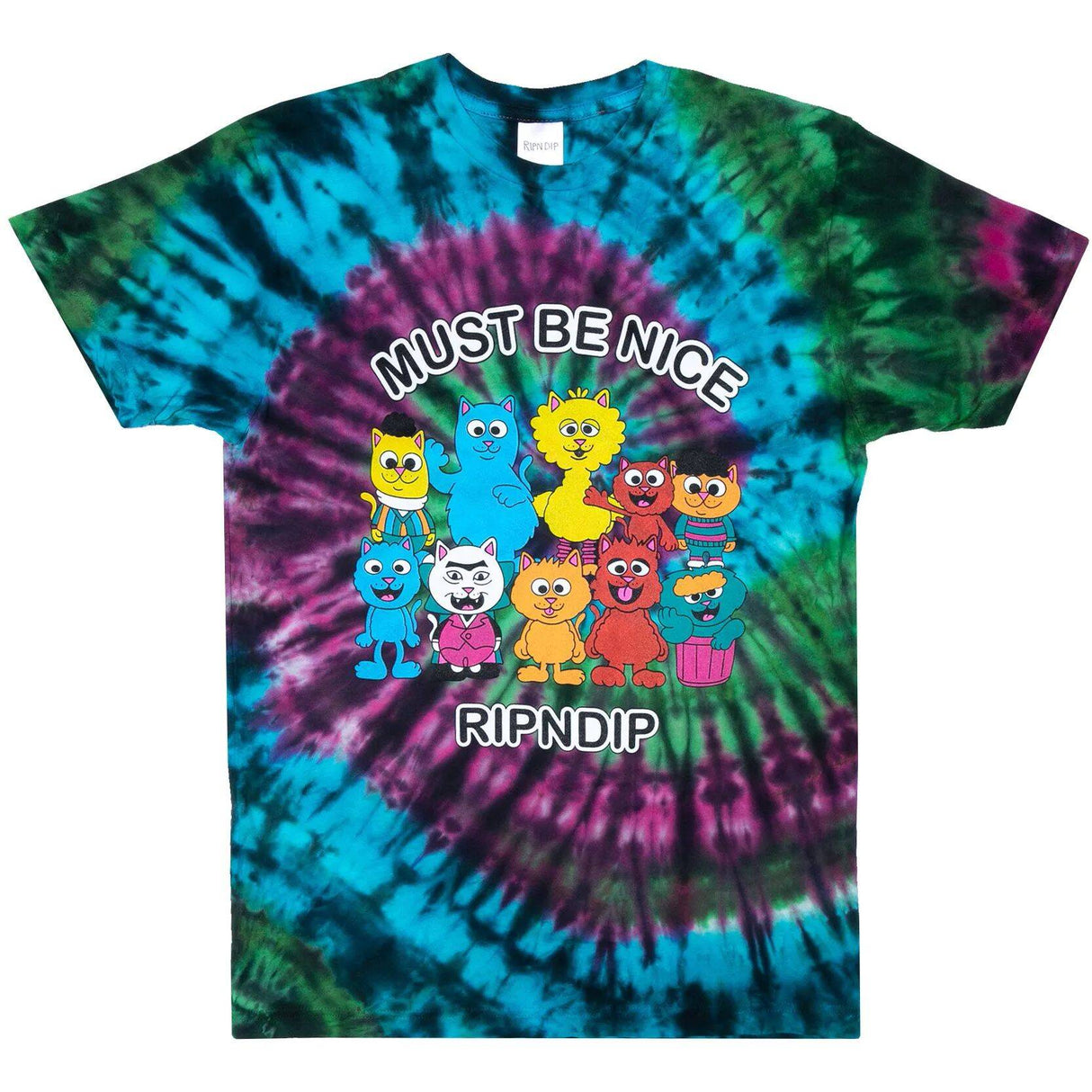 RIPNDIP Nerm Street T Shirt - Tie Dye