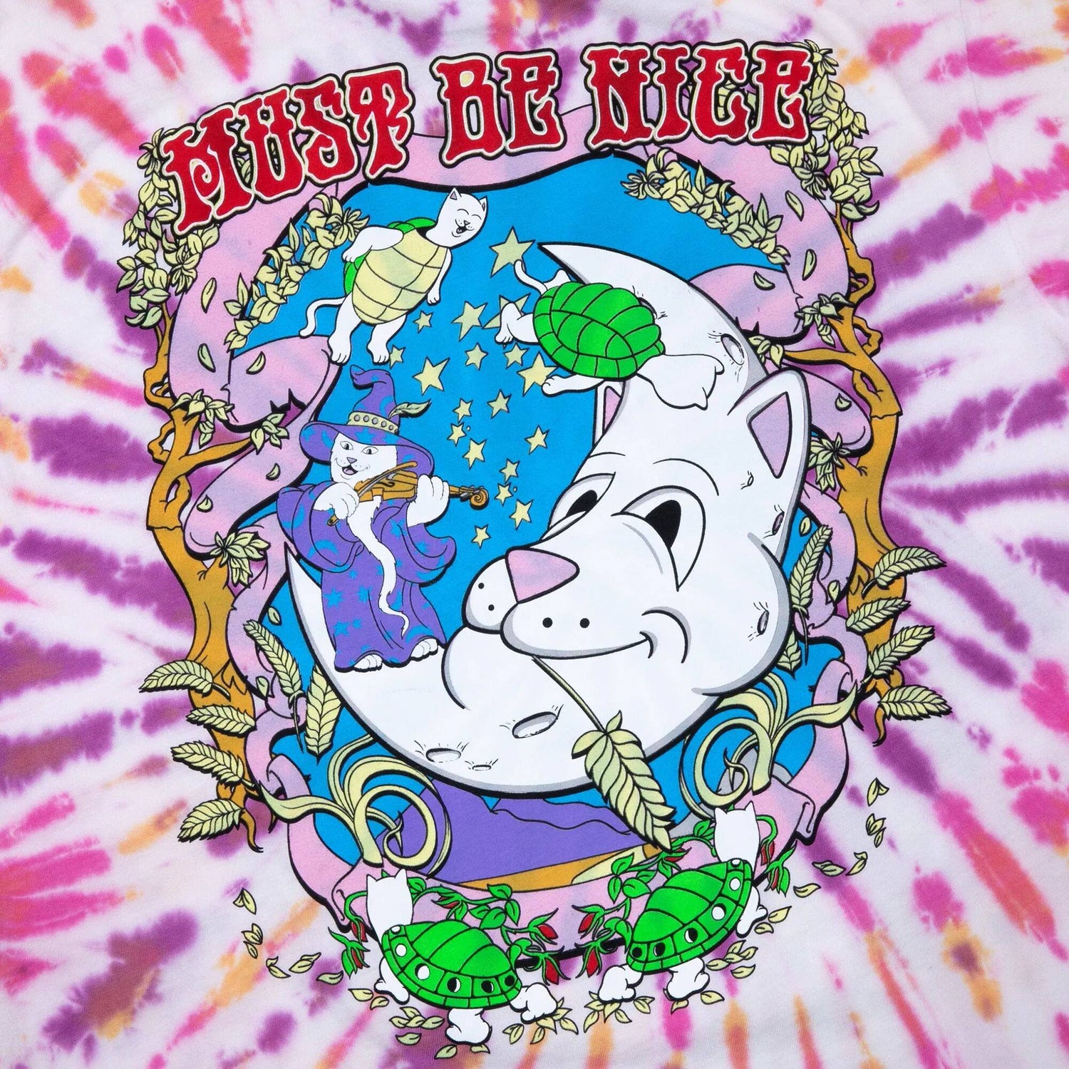 RIPNDIP Wizard T Shirt - Tie Dye
