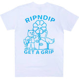 RIPNDIP Get A Grip T Shirt - White