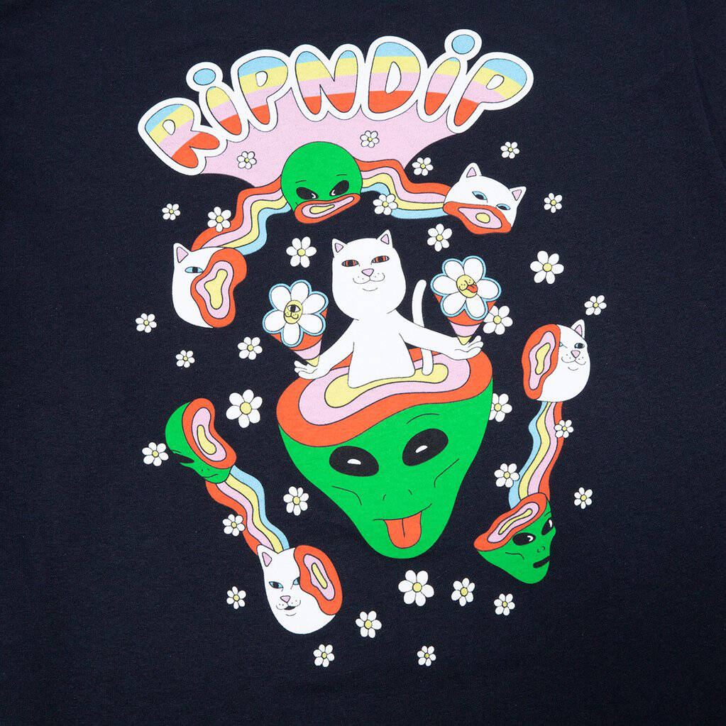 RIPNDIP In A Haze LS T Shirt - Black