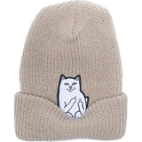 RIPNDIP Lord Nermal Beanie - Cream