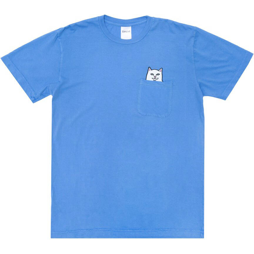 RIPNDIP Lord Nermal Pocket T Shirt - Cornflower