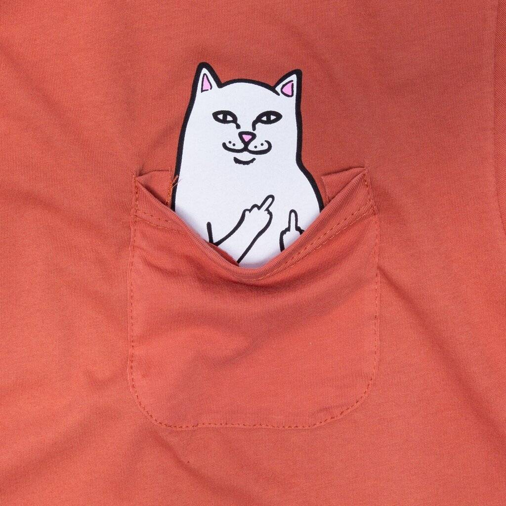 RIPNDIP Lord Nermal Pocket T Shirt - Clay