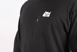 RIPNDIP Lord Nermal Long Sleeve T Shirt - Black