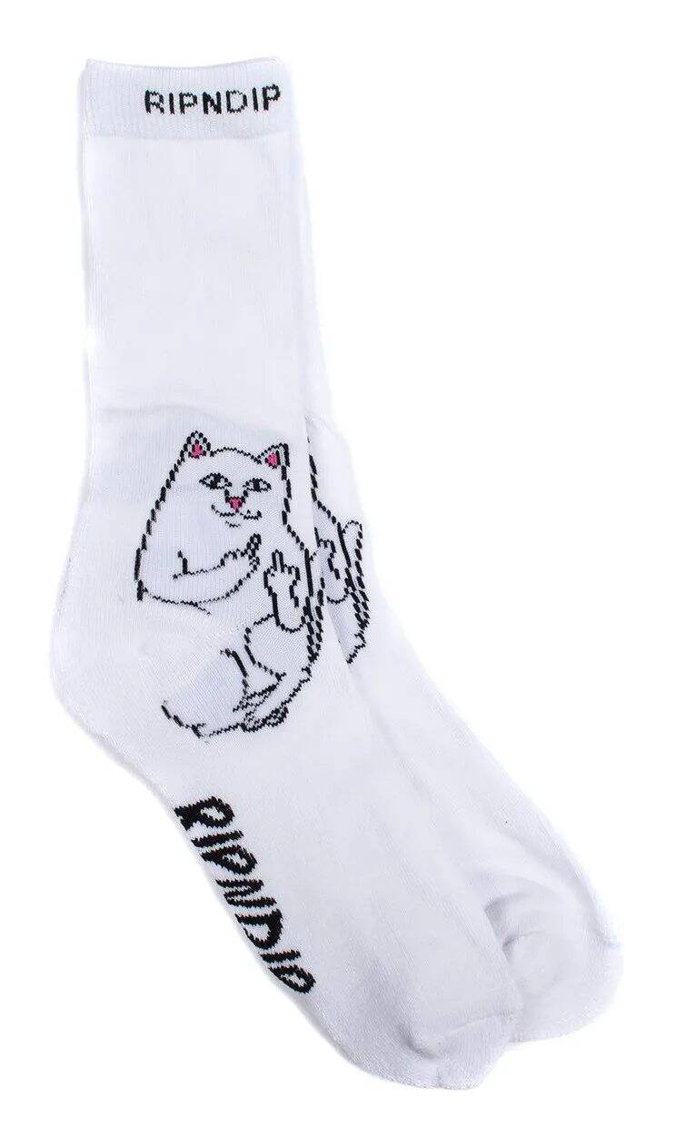 RIPNDIP Lord Nermal Socks - White