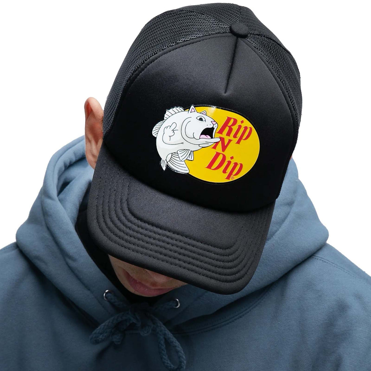 RIPNDIP Catfish Trucker Cap - Black