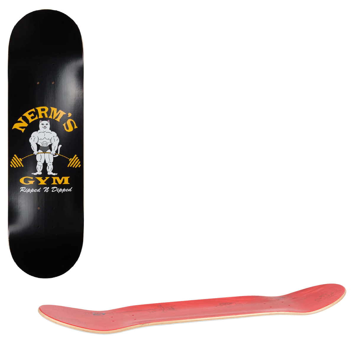 RIPNDIP Ripped N Dipped Skateboard Deck 8"