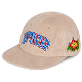 RIPNDIP Summer Friends 6 Panel Corduroy Strapback - Tan