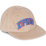 RIPNDIP Summer Friends 6 Panel Corduroy Strapback - Tan