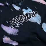 RIPNDIP Blaze Hoodie - Black/Peach/Purple Tie Dye