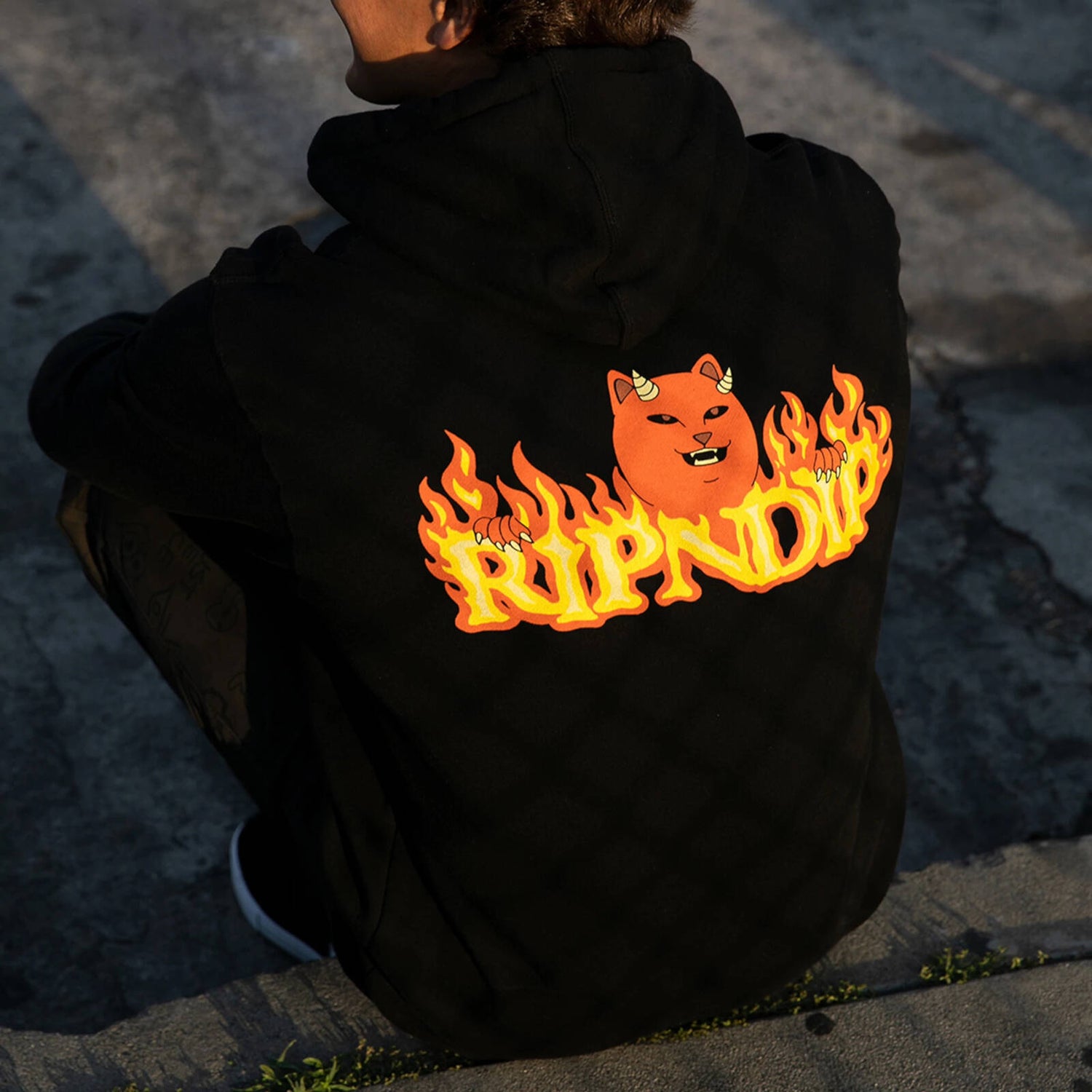 RIPNDIP Devils Work Hoodie - Black