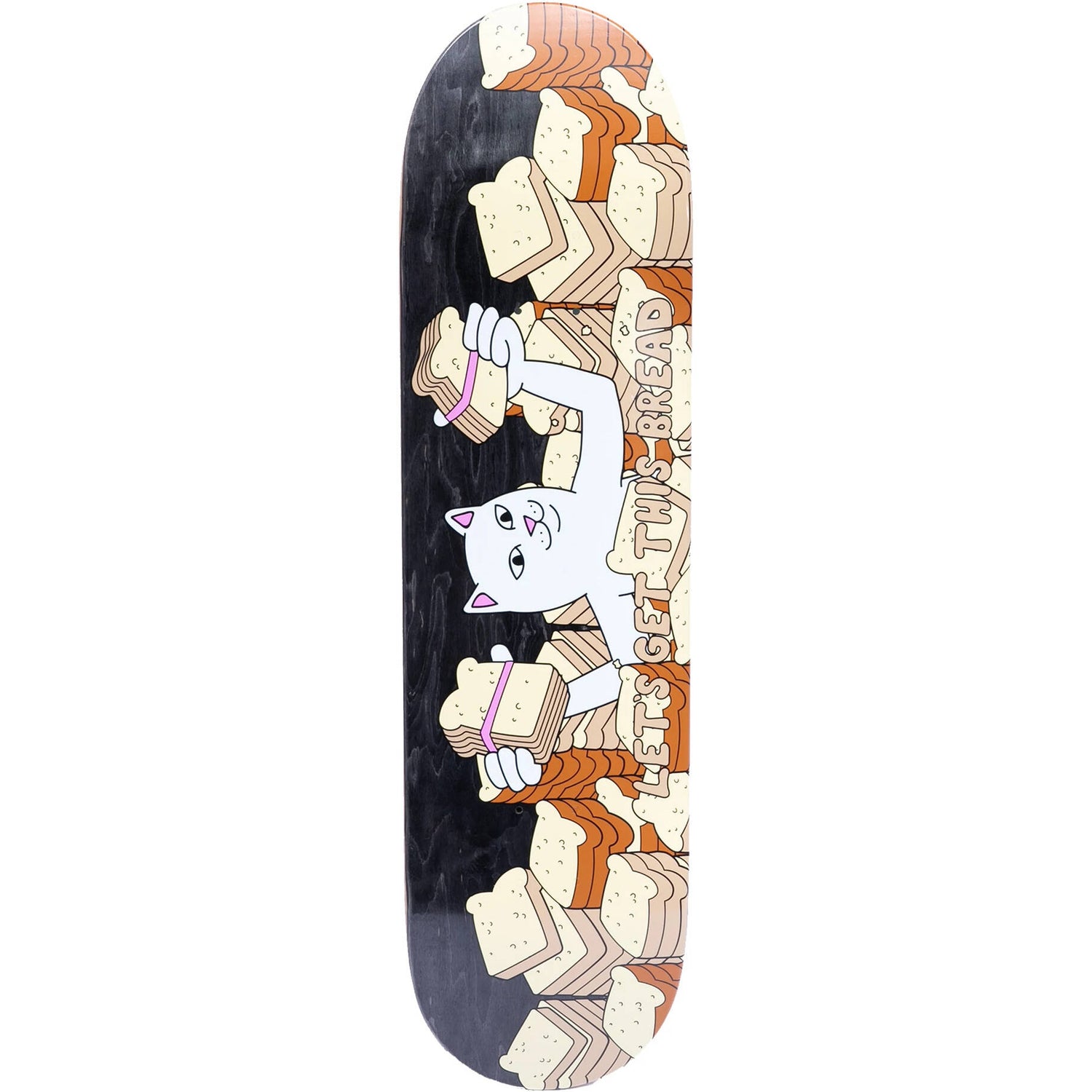 RIPNDIP Gluten Free Skateboard Deck - Black 8"